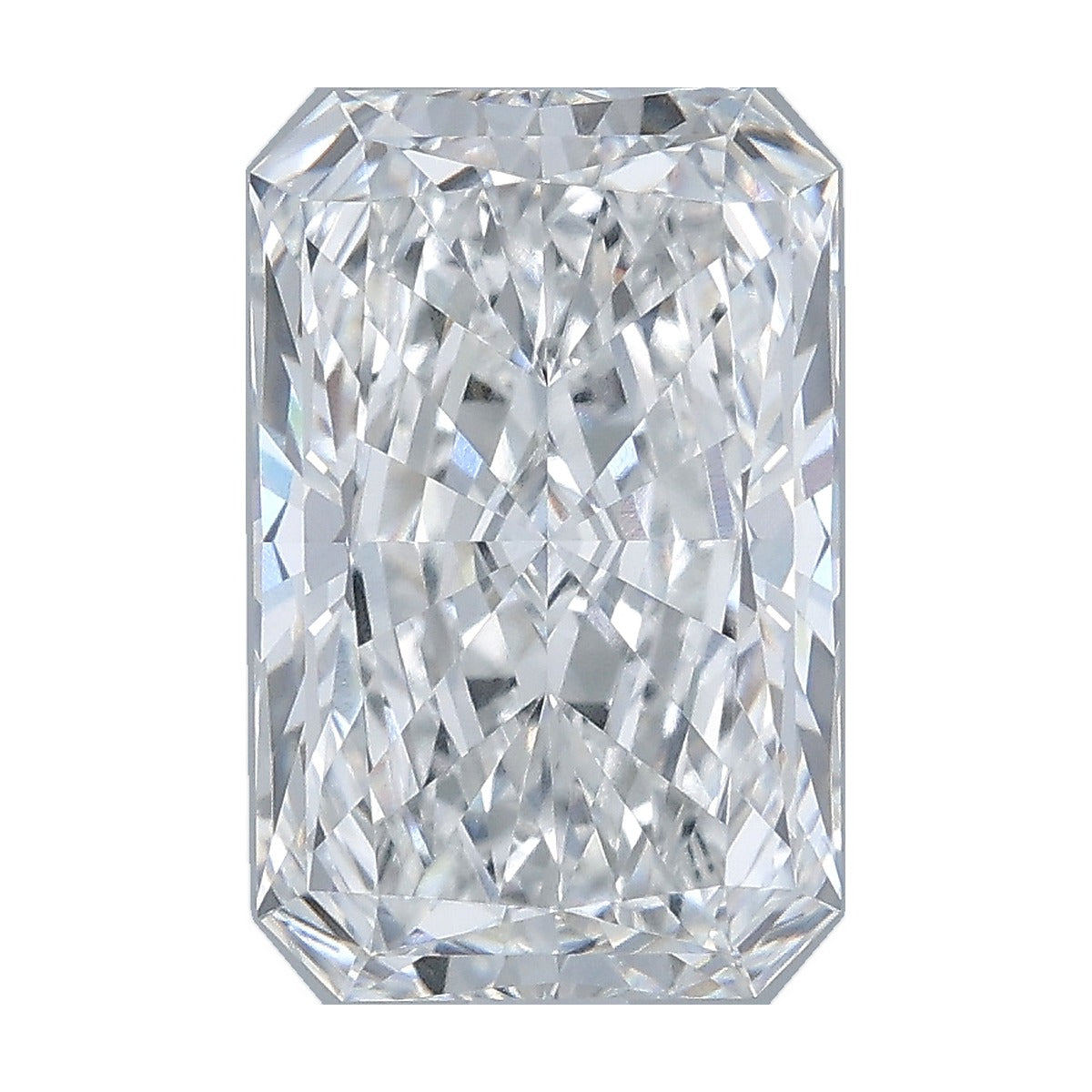 3.27 ct radiant lab-grown diamond, E color, VVS2 clarity, IGI certified, still from its 360° video