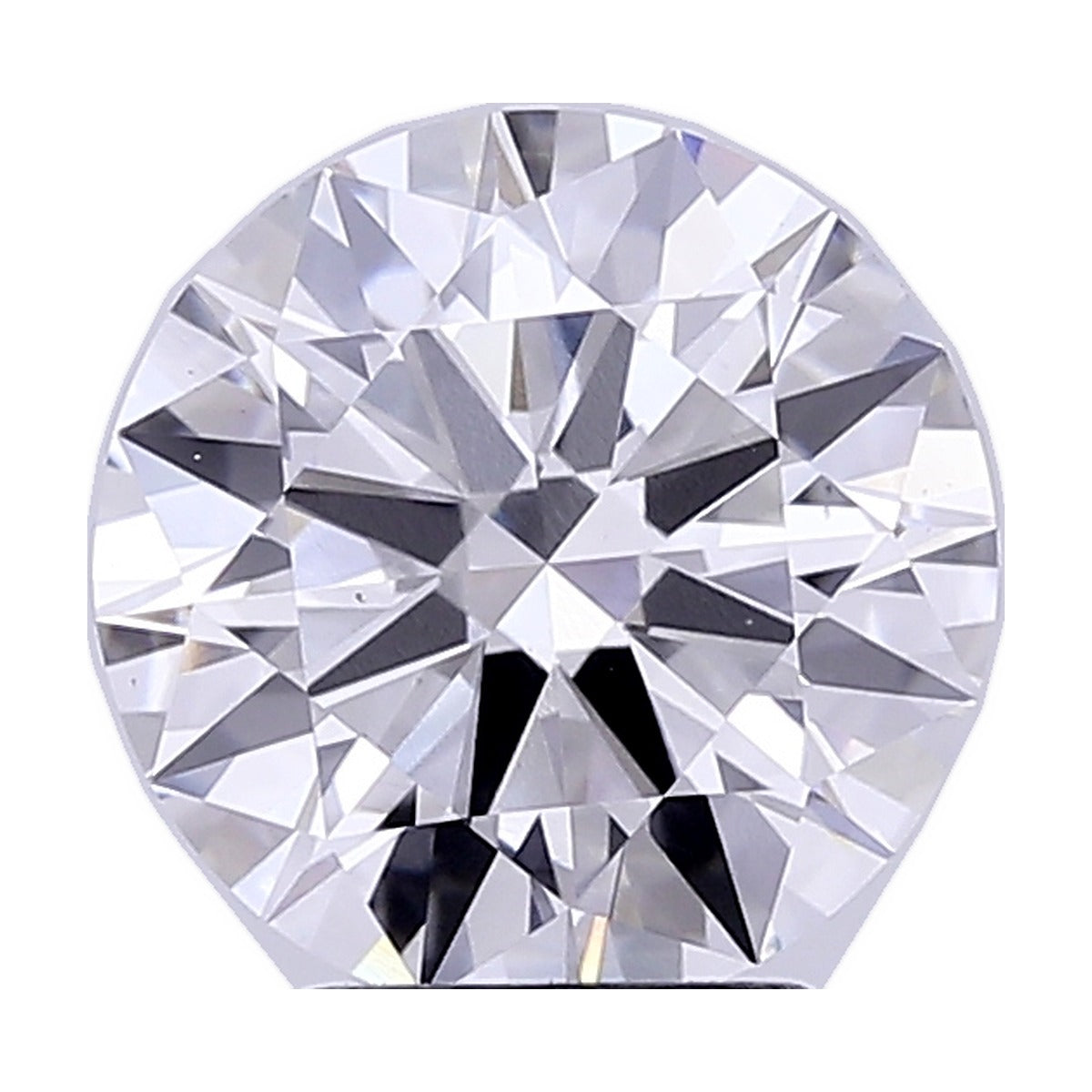 3.27 ct round lab-grown diamond, F color, VS1 clarity, IGI certified, still from its 360° video