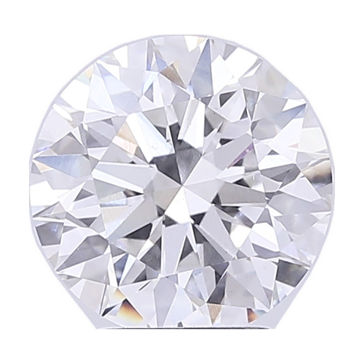 3.27 ct round lab-grown diamond, F color, VS1 clarity, IGI certified, still from its 360° video