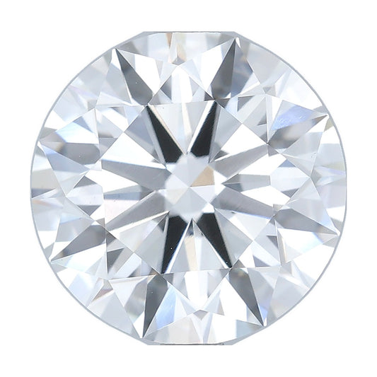 3.27 ct round lab-grown diamond, F color, VS1 clarity, IGI certified, still from its 360° video