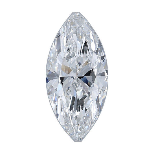 3.31 ct marquise lab-grown diamond, E color, VVS2 clarity, IGI certified, still from its 360° video