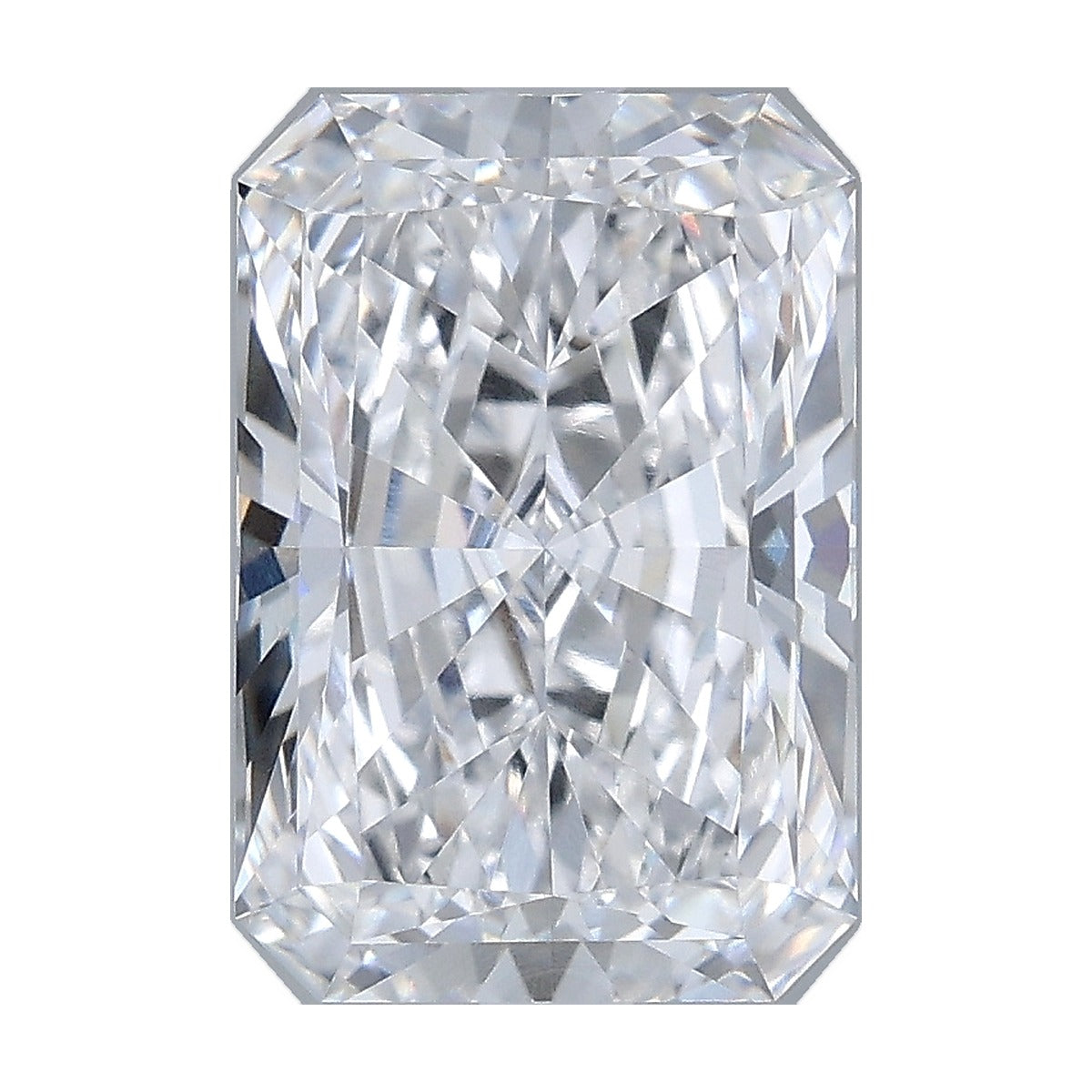 3.31 ct radiant lab-grown diamond, D color, VVS2 clarity, IGI certified, still from its 360° video