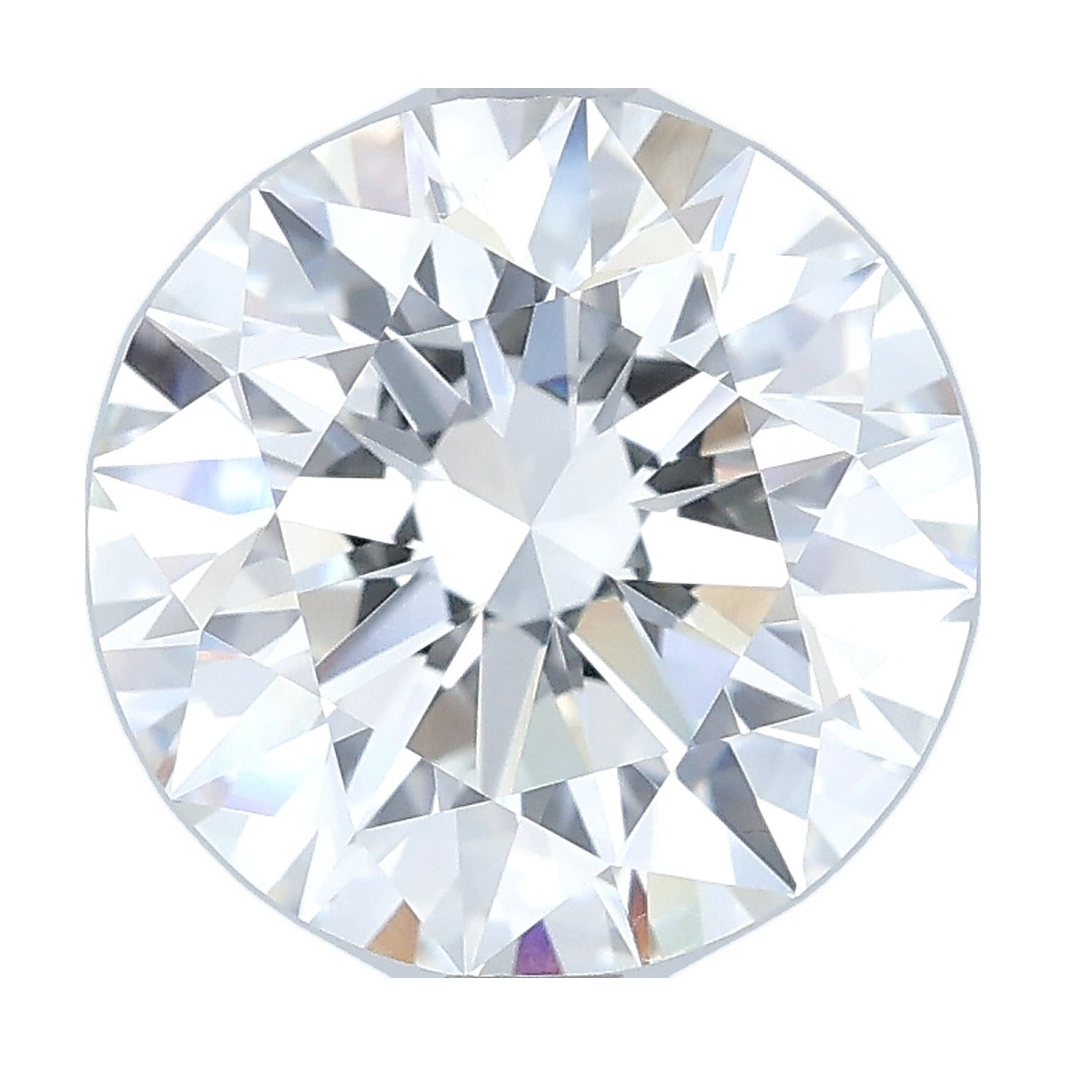3.32 ct round lab-grown diamond, F color, VVS2 clarity, IGI certified, still from its 360° video