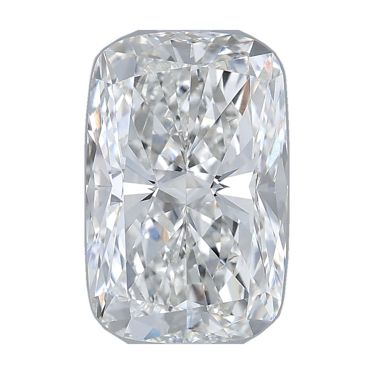3.33 ct elongated cushion lab-grown diamond, F color, VS1 clarity, IGI certified, still from its 360° video
