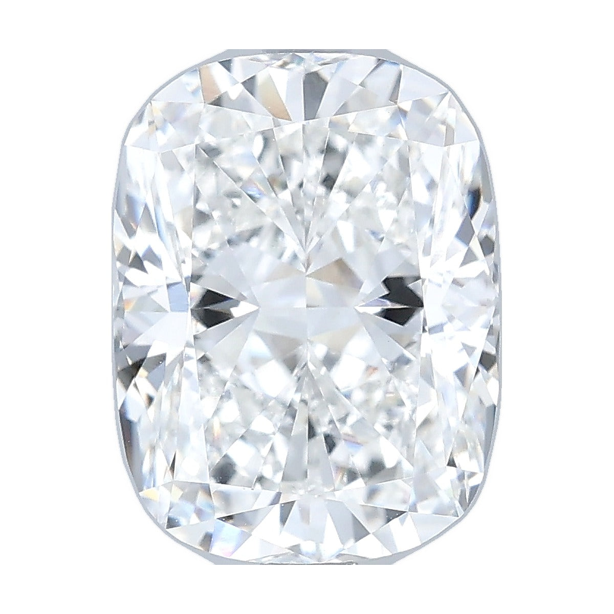 3.40 ct elongated cushion lab-grown diamond, E color, VVS2 clarity, IGI certified, still from its 360° video