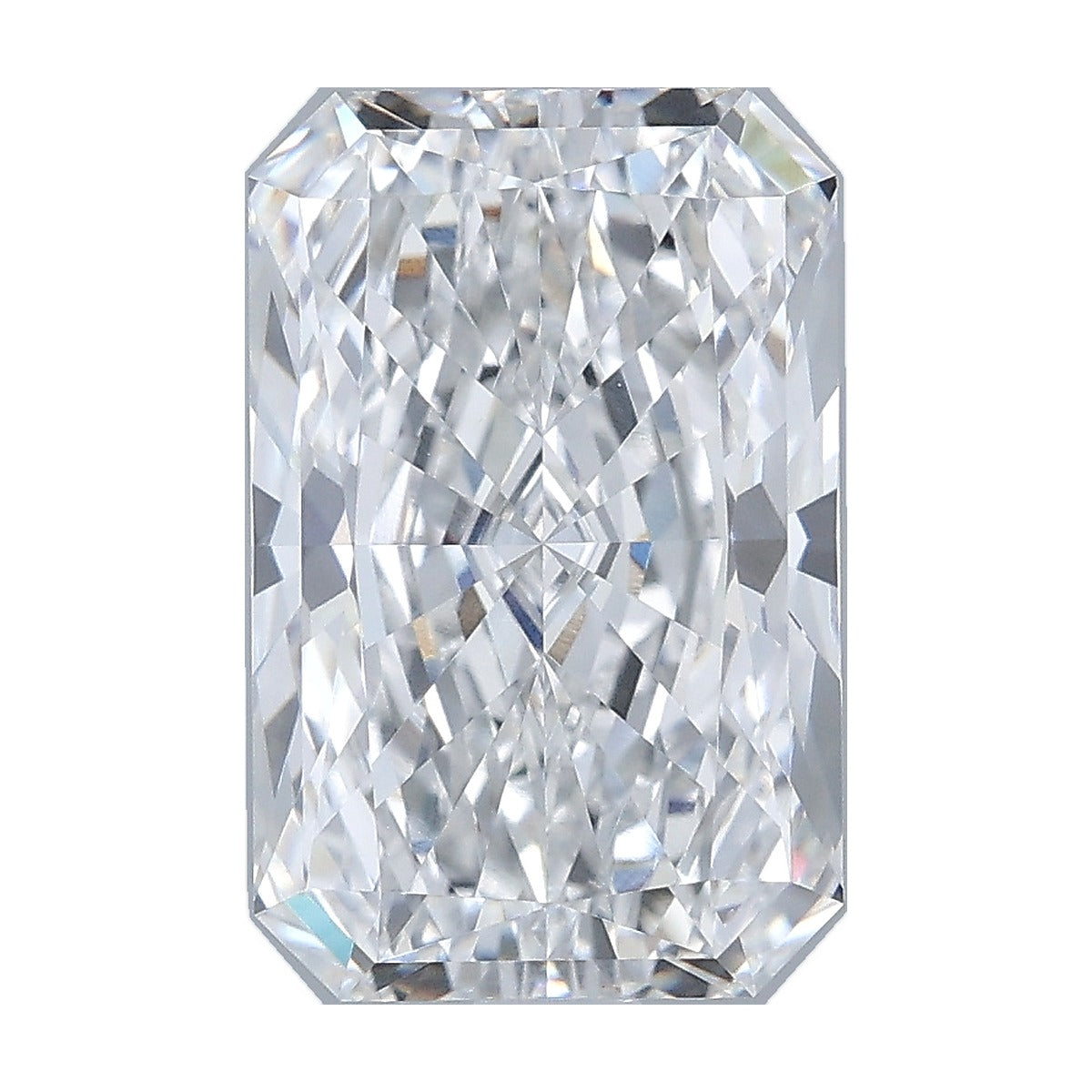 3.41 ct radiant lab-grown diamond, D color, VVS1 clarity, IGI certified, still from its 360° video