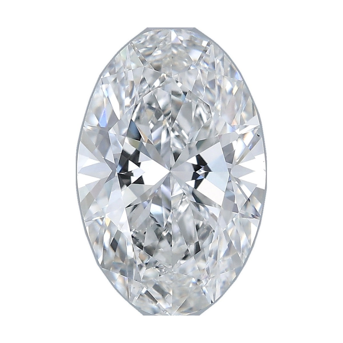 3.42 ct oval lab-grown diamond, F color, VS1 clarity, IGI certified, still from its 360° video