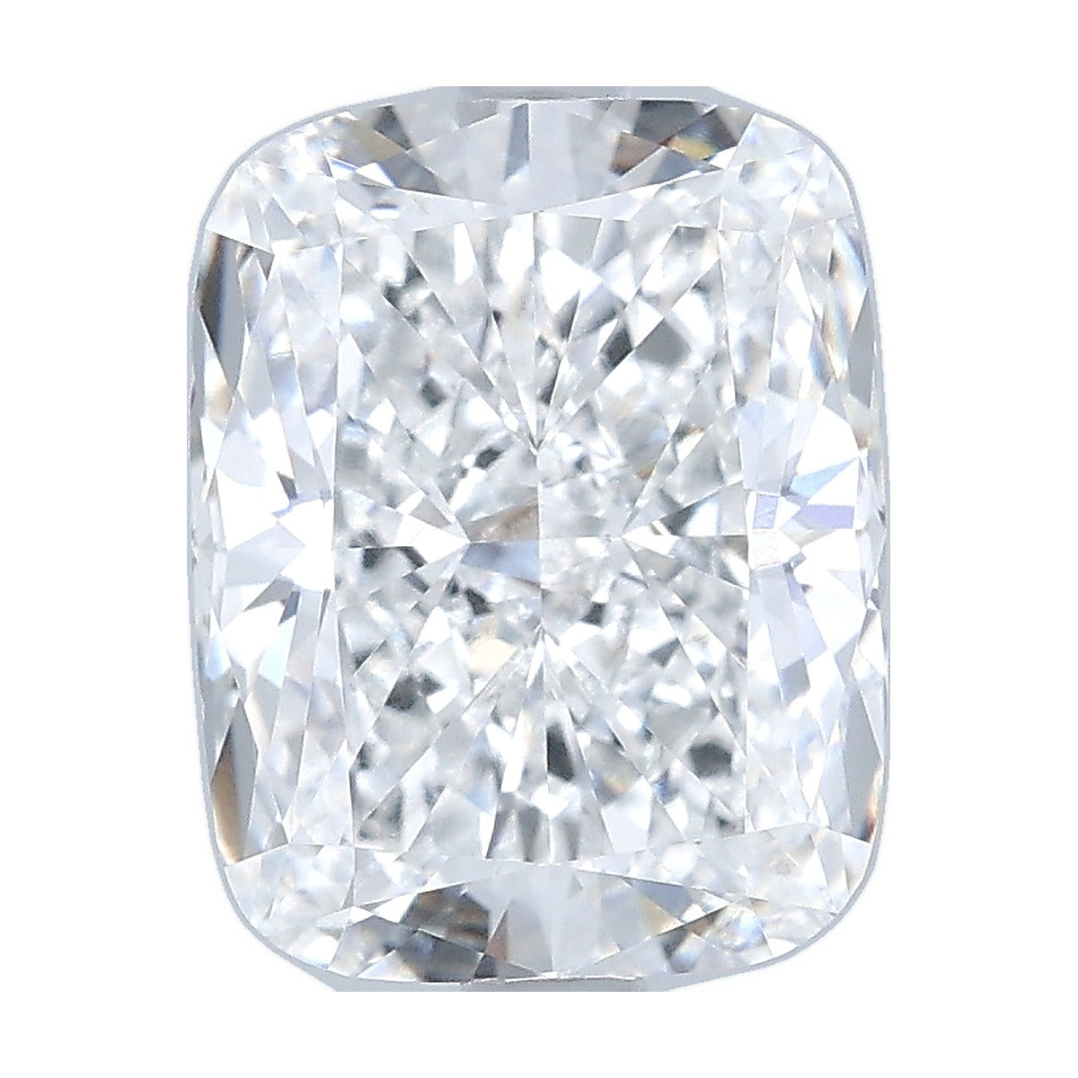 3.45 ct elongated cushion lab-grown diamond, D color, VVS1 clarity, IGI certified, still from its 360° video