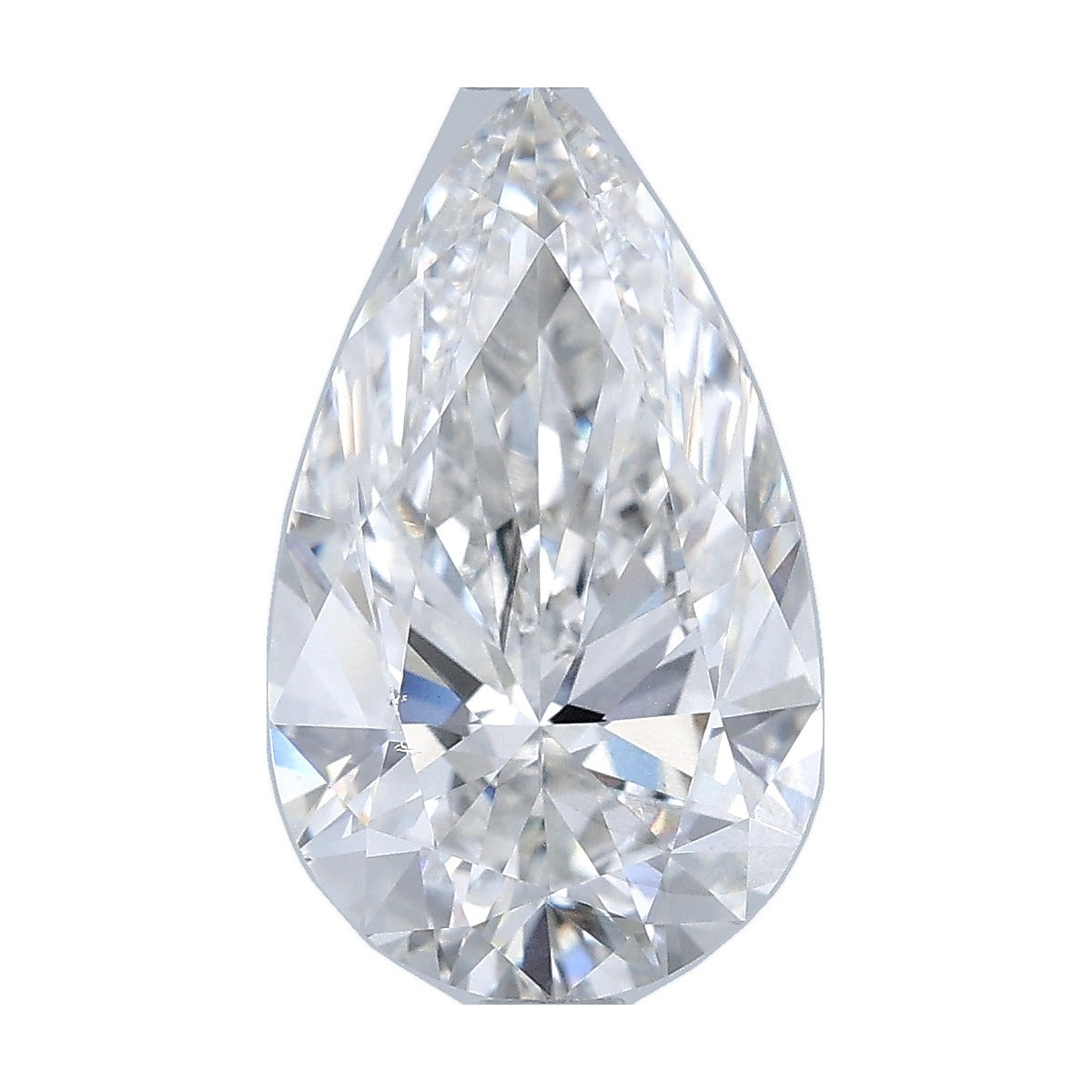 3.49 ct pear lab-grown diamond, F color, VS2 clarity, IGI certified, still from its 360° video