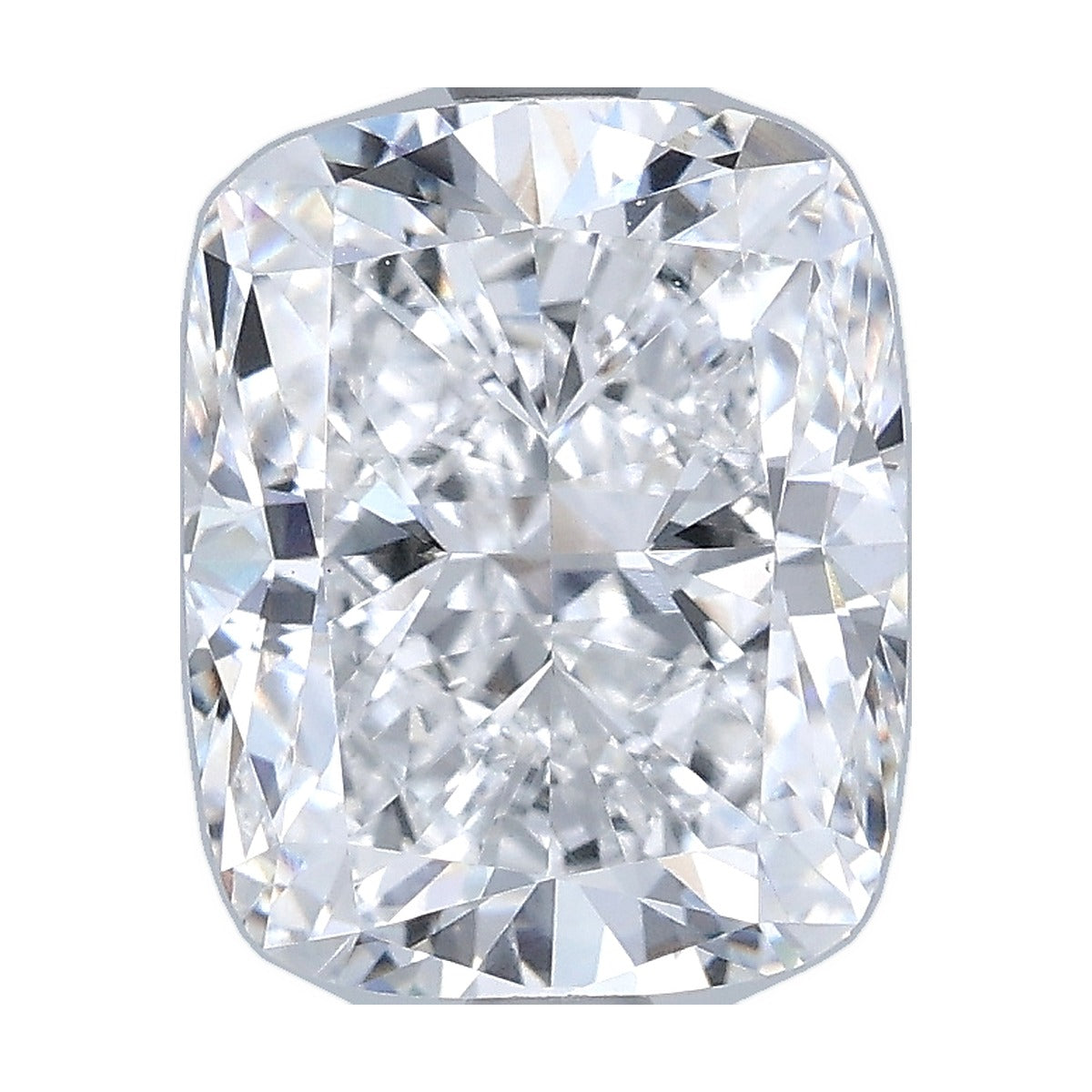 3.50 ct elongated cushion lab-grown diamond, D color, VS1 clarity, IGI certified, still from its 360° video