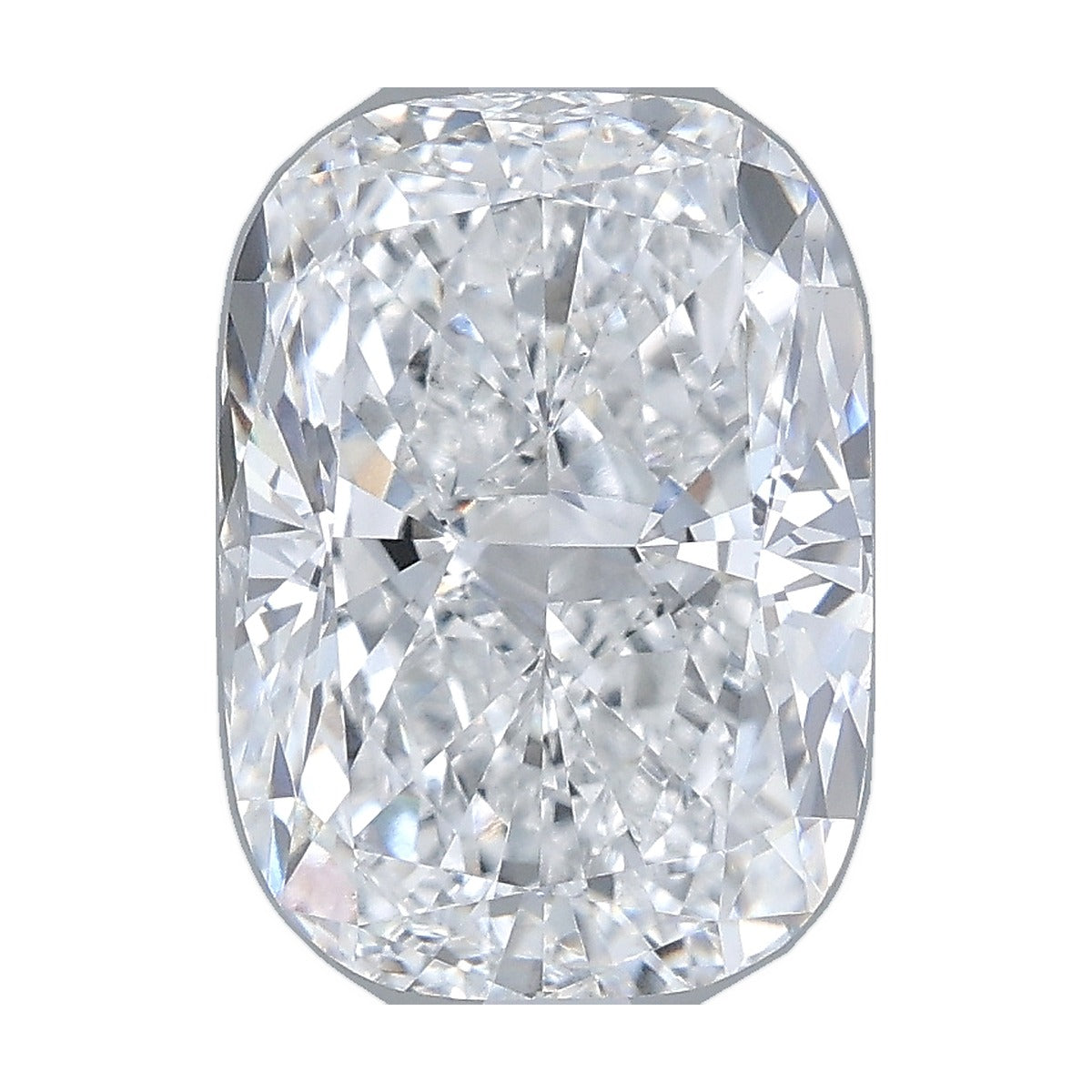 3.50 ct elongated cushion lab-grown diamond, D color, VS1 clarity, IGI certified, still from its 360° video