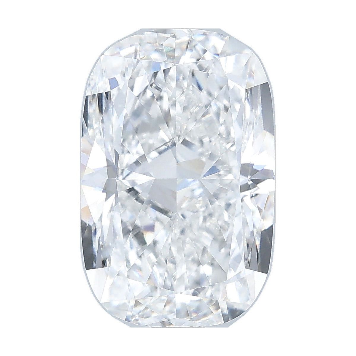 3.50 ct elongated cushion lab-grown diamond, E color, VS1 clarity, IGI certified, still from its 360° video