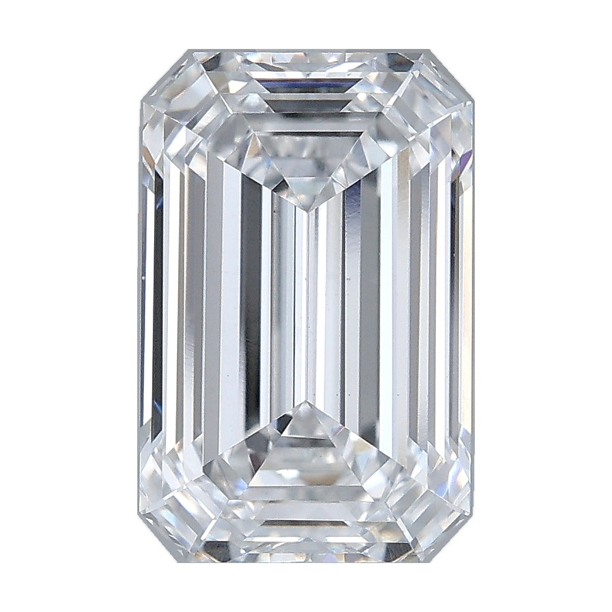 3.50 ct emerald lab-grown diamond, D color, VS1 clarity, IGI certified, still from its 360° video