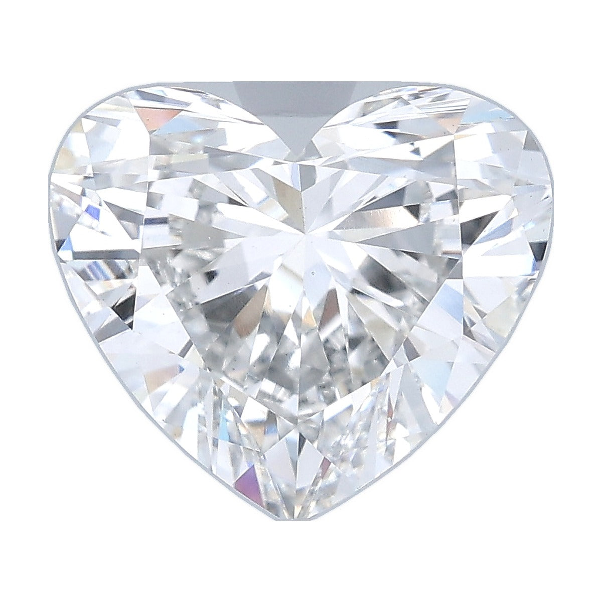 3.50 ct heart lab-grown diamond, F color, VS1 clarity, IGI certified, still from its 360° video