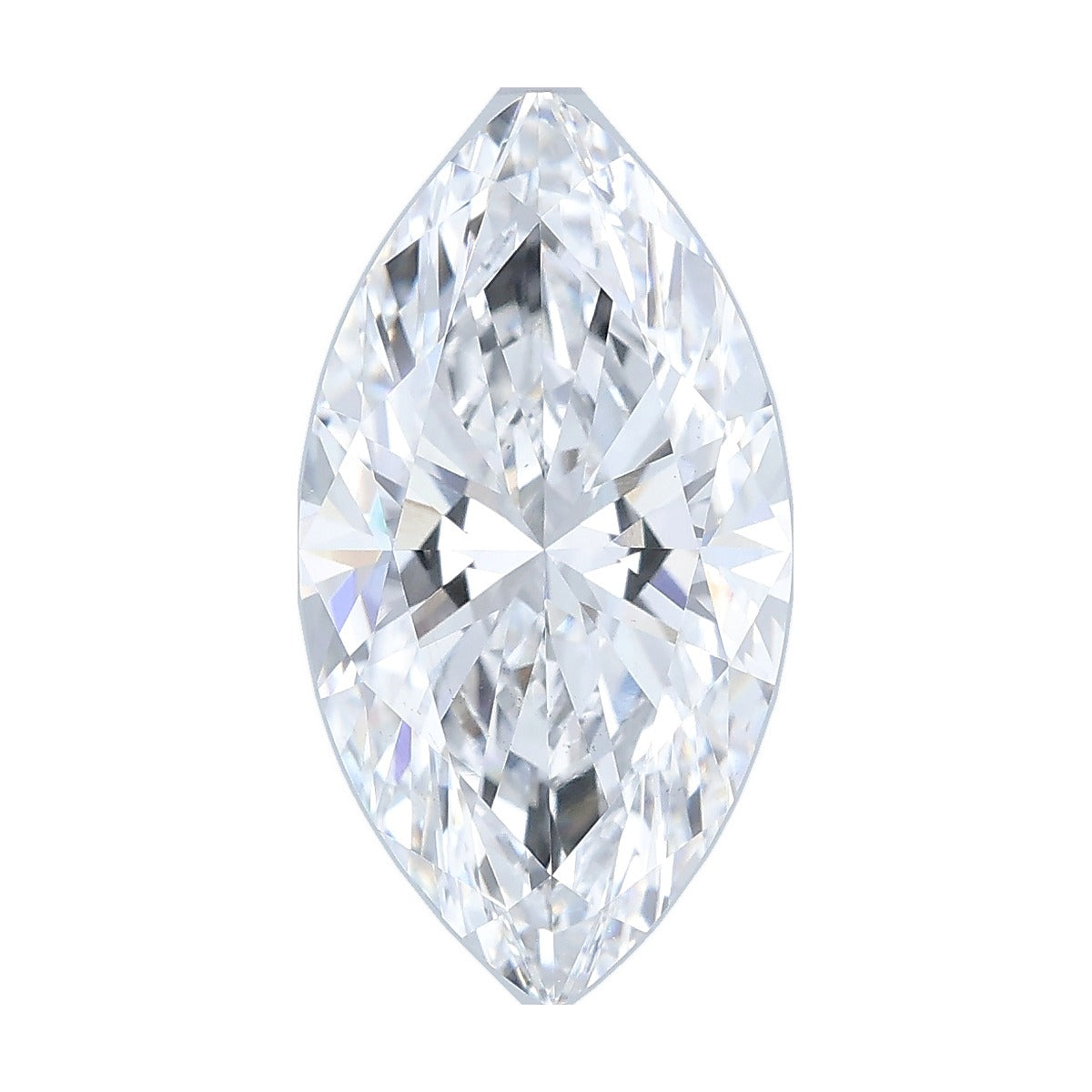 3.50 ct marquise lab-grown diamond, D color, VS2 clarity, IGI certified, still from its 360° video