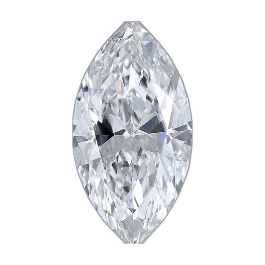 3.50 ct marquise lab-grown diamond, E color, VS2 clarity, IGI certified, still from its 360° video