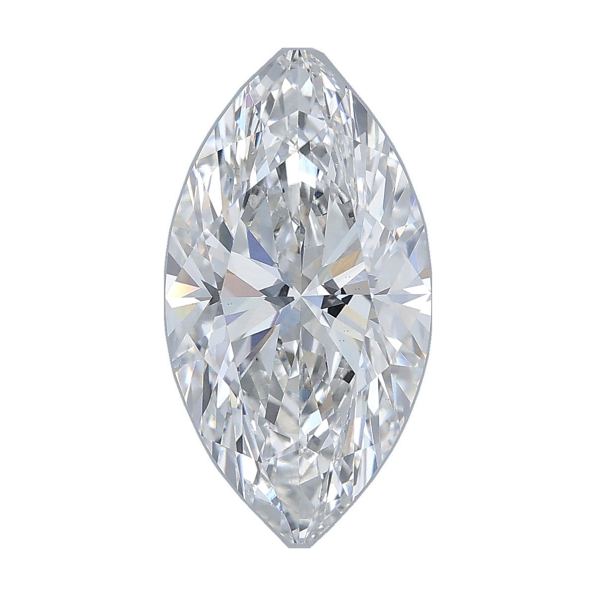 3.50 ct marquise lab-grown diamond, F color, VS1 clarity, IGI certified, still from its 360° video