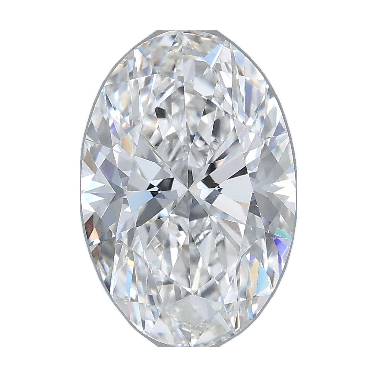 3.50 ct oval lab-grown diamond, F color, VS1 clarity, IGI certified, still from its 360° video