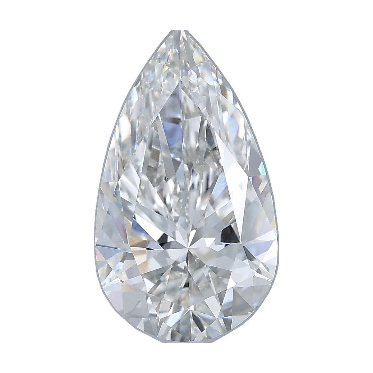 3.50 ct pear lab-grown diamond, F color, VVS2 clarity, IGI certified, still from its 360° video
