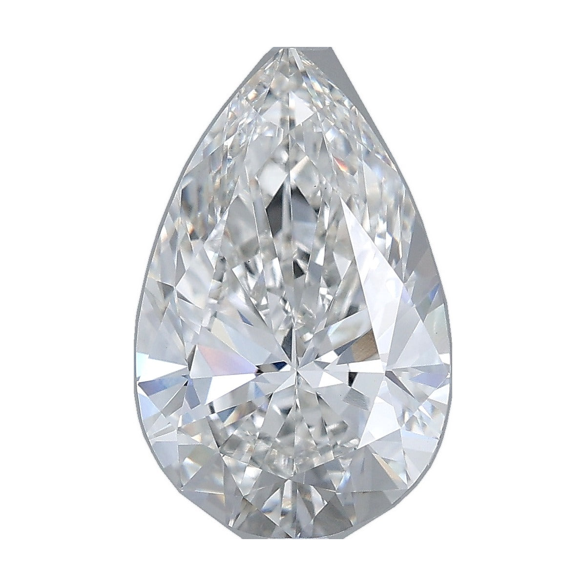 3.50 ct pear lab-grown diamond, F color, VVS2 clarity, IGI certified, still from its 360° video