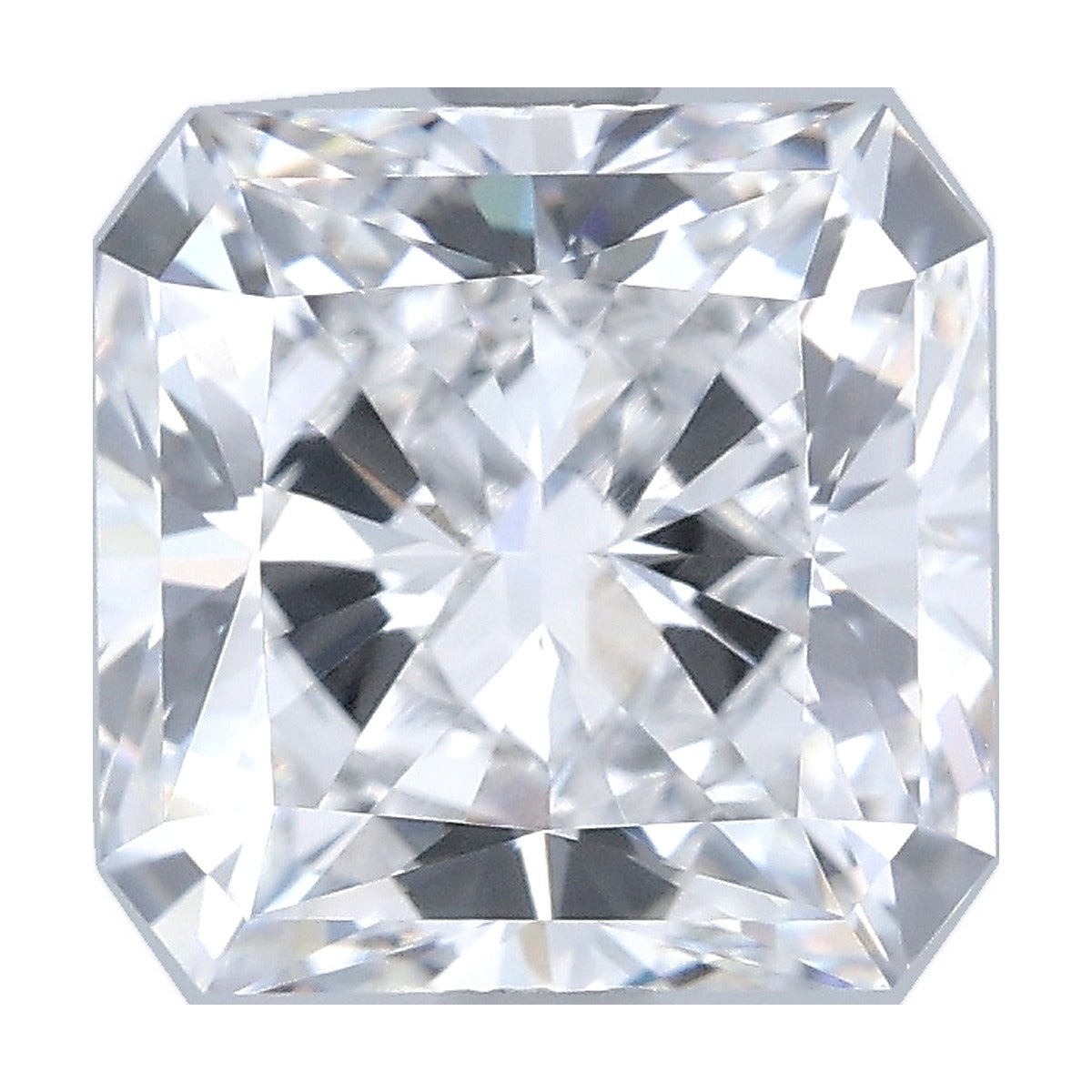 3.50 ct square radiant lab-grown diamond, E color, VS1 clarity, GIA certified, still from its 360° video