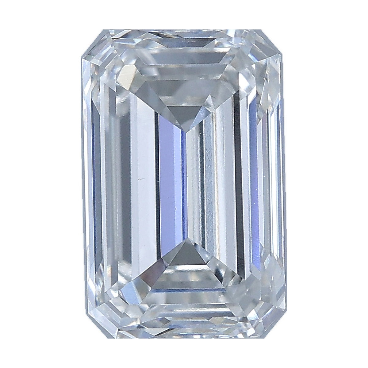 3.51 ct emerald lab-grown diamond, F color, VS1 clarity, IGI certified, still from its 360° video