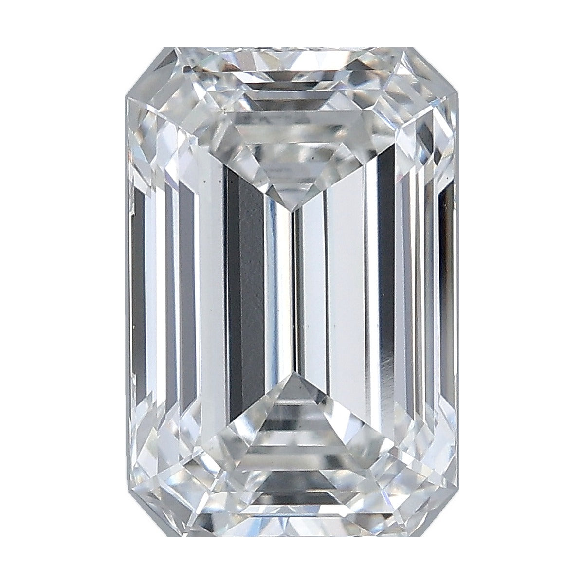 3.51 ct emerald lab-grown diamond, F color, VS1 clarity, IGI certified, still from its 360° video