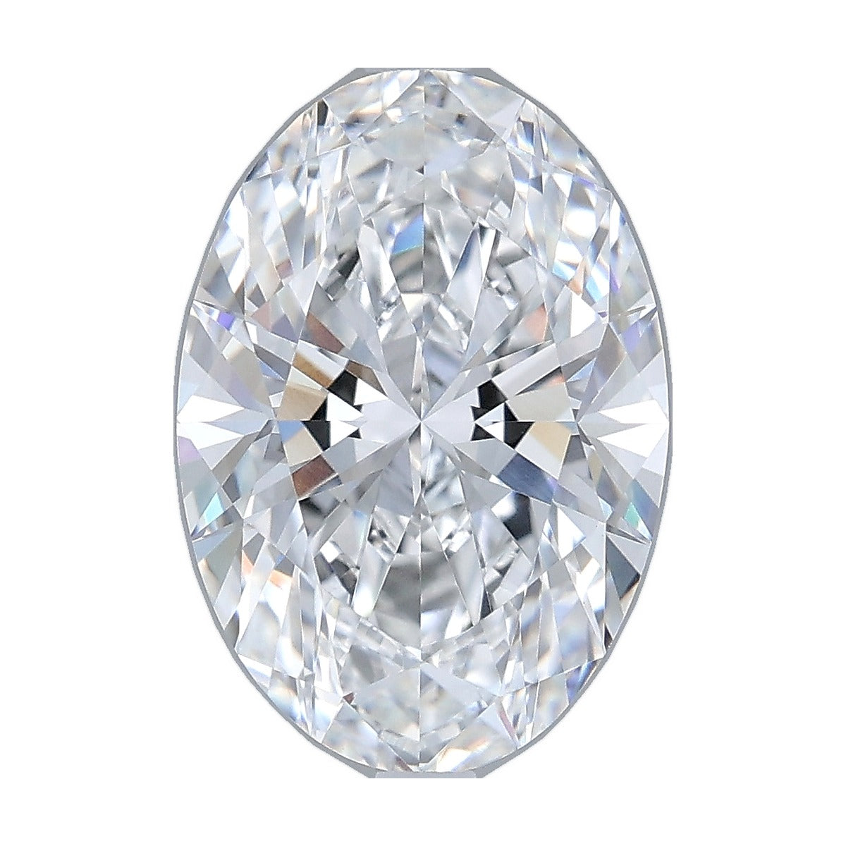 3.51 ct oval lab-grown diamond, D color, VVS2 clarity, IGI certified, still from its 360° video
