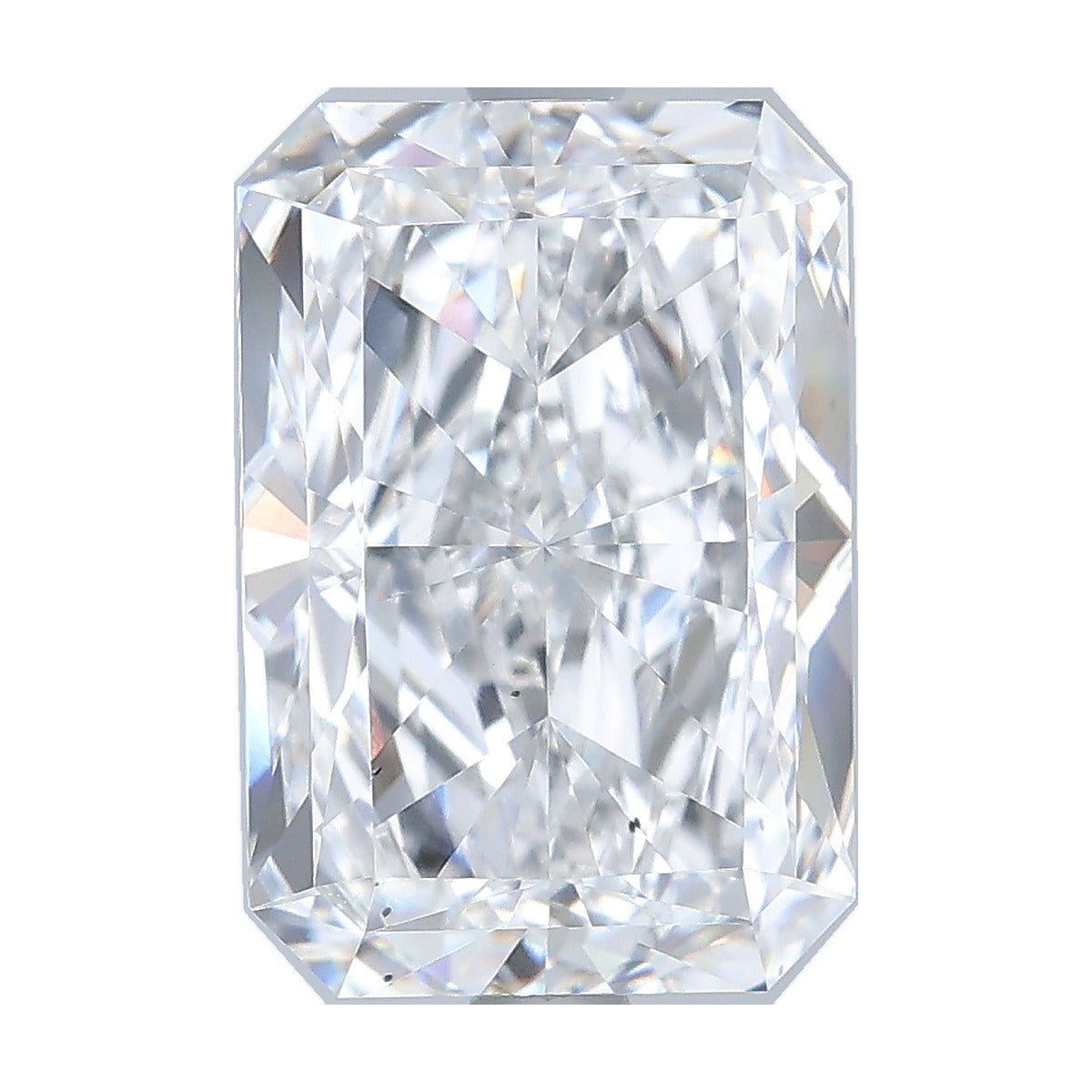 3.51 ct radiant lab-grown diamond, D color, VS2 clarity, IGI certified, still from its 360° video