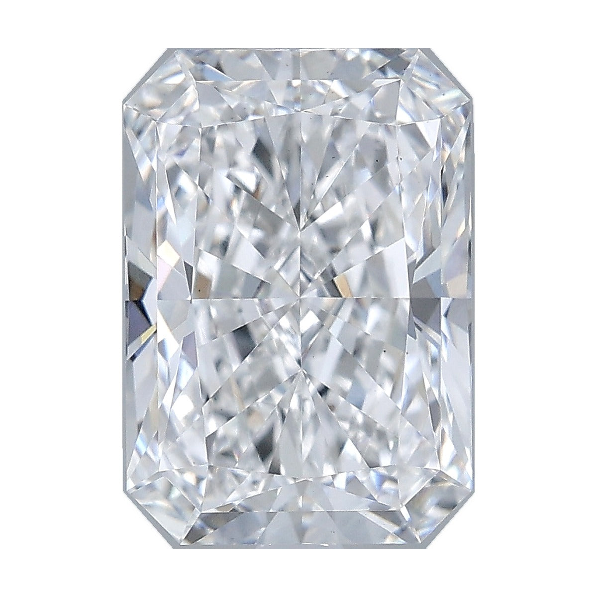 3.51 ct radiant lab-grown diamond, E color, VS1 clarity, IGI certified, still from its 360° video