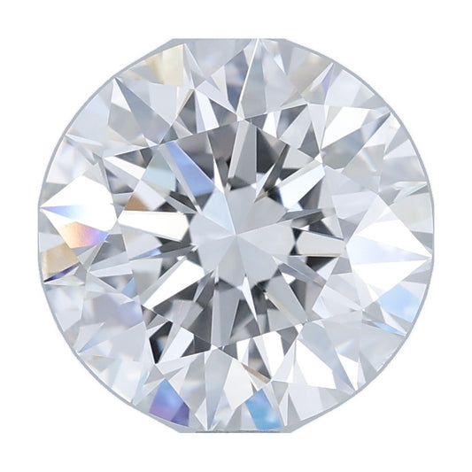 3.51 ct round lab-grown diamond, D color, VS1 clarity, IGI certified, still from its 360° video