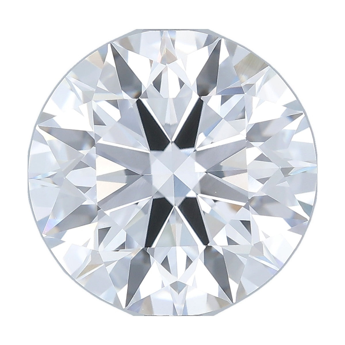 3.51 ct round lab-grown diamond, D color, VVS2 clarity, IGI certified, still from its 360° video