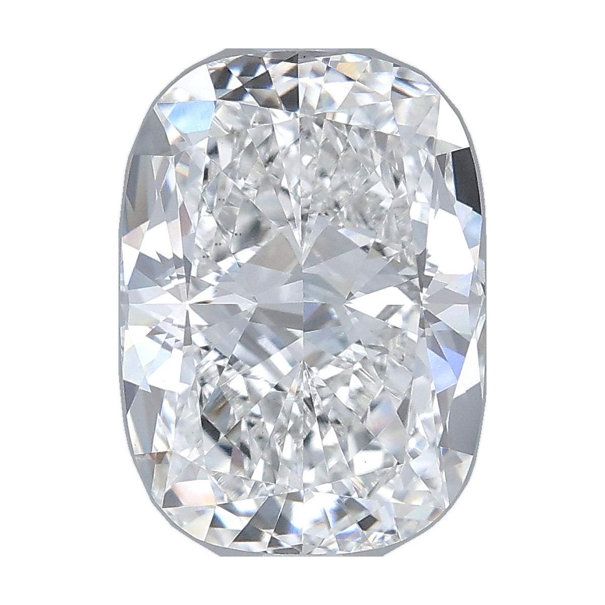 3.52 ct elongated cushion lab-grown diamond, E color, VS1 clarity, IGI certified, still from its 360° video