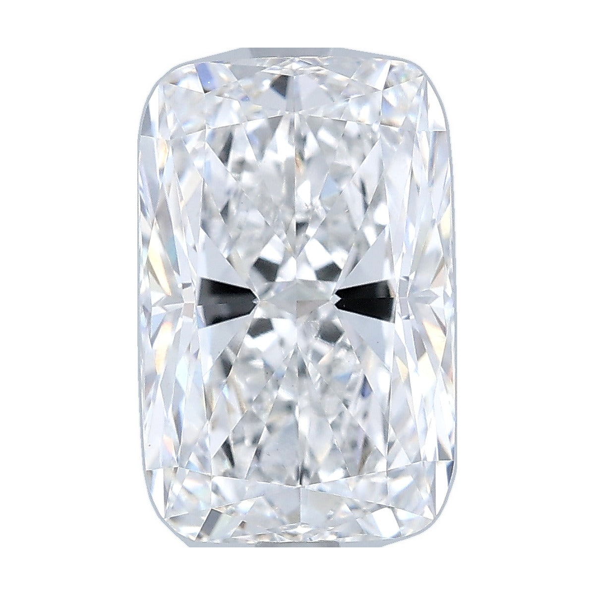 3.52 ct elongated cushion lab-grown diamond, E color, VVS2 clarity, IGI certified, still from its 360° video