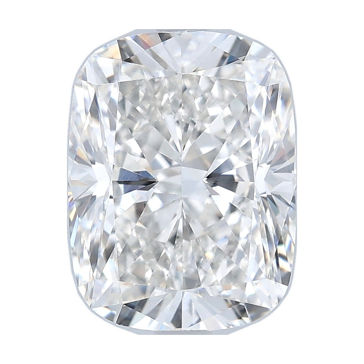 3.52 ct elongated cushion lab-grown diamond, G color, VVS2 clarity, IGI certified, still from its 360° video