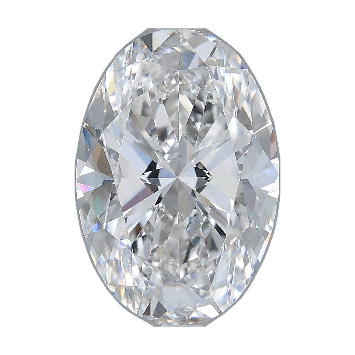 3.52 ct oval lab-grown diamond, F color, VS1 clarity, IGI certified, still from its 360° video