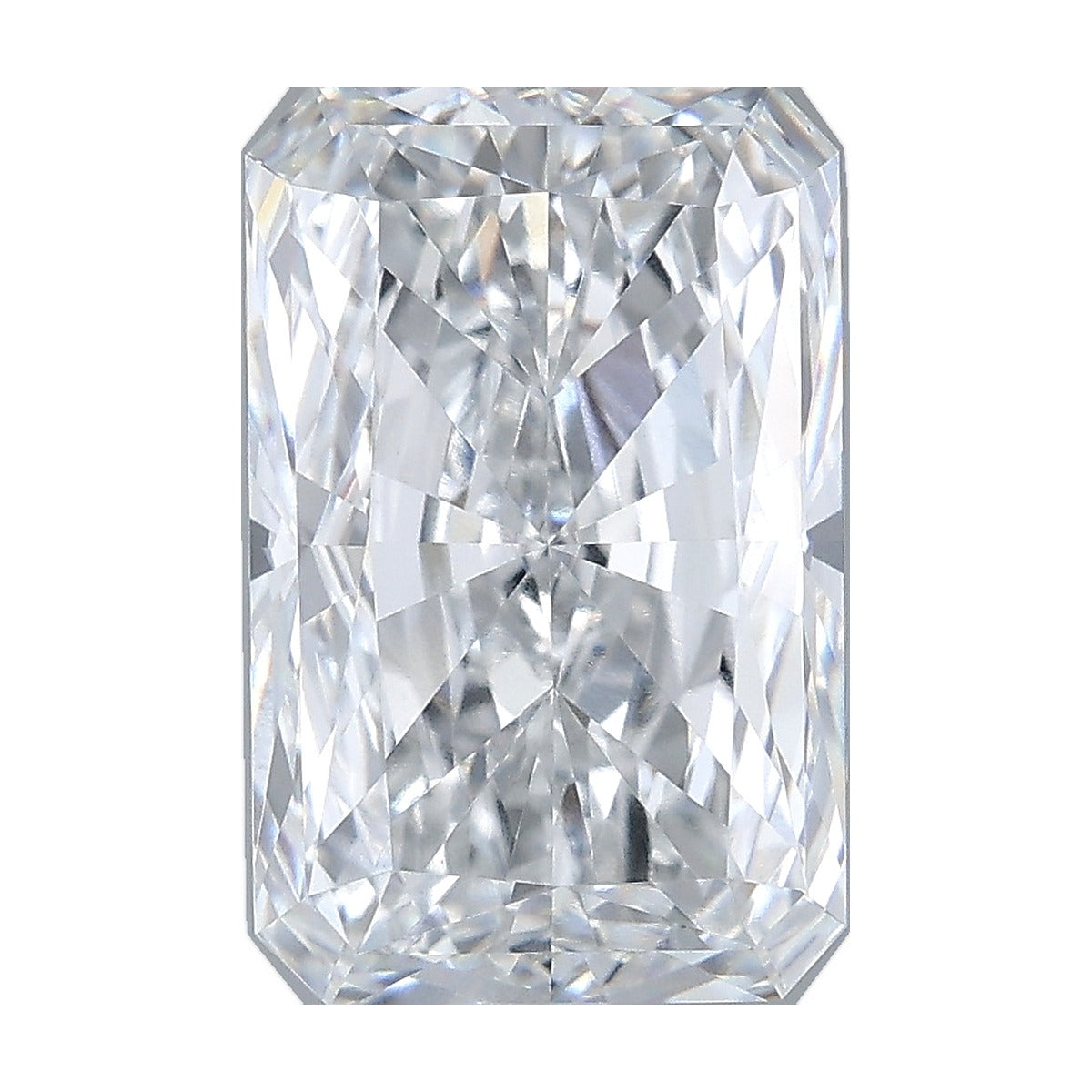 3.52 ct radiant lab-grown diamond, D color, VVS2 clarity, IGI certified, still from its 360° video