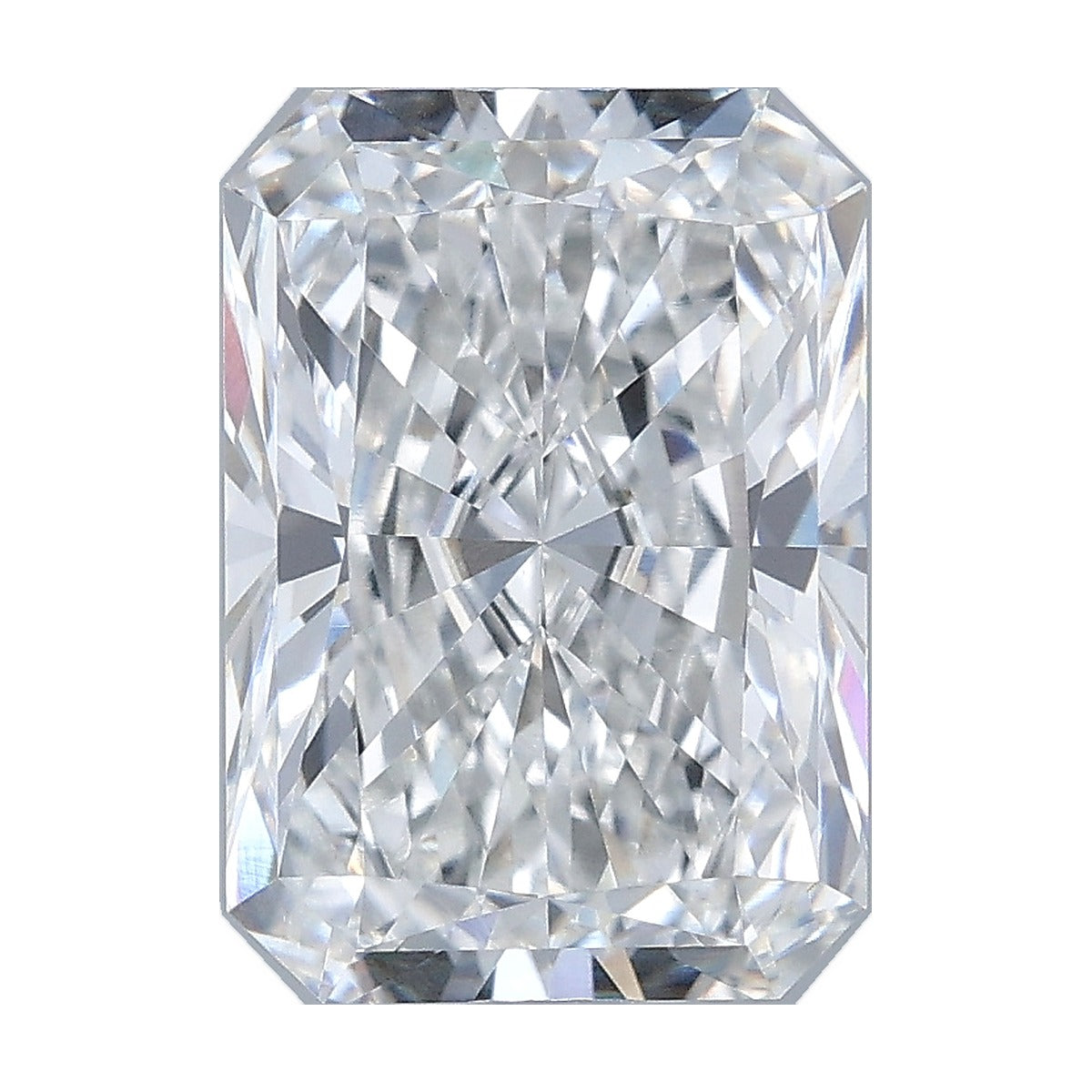 3.52 ct radiant lab-grown diamond, E color, VVS2 clarity, IGI certified, still from its 360° video