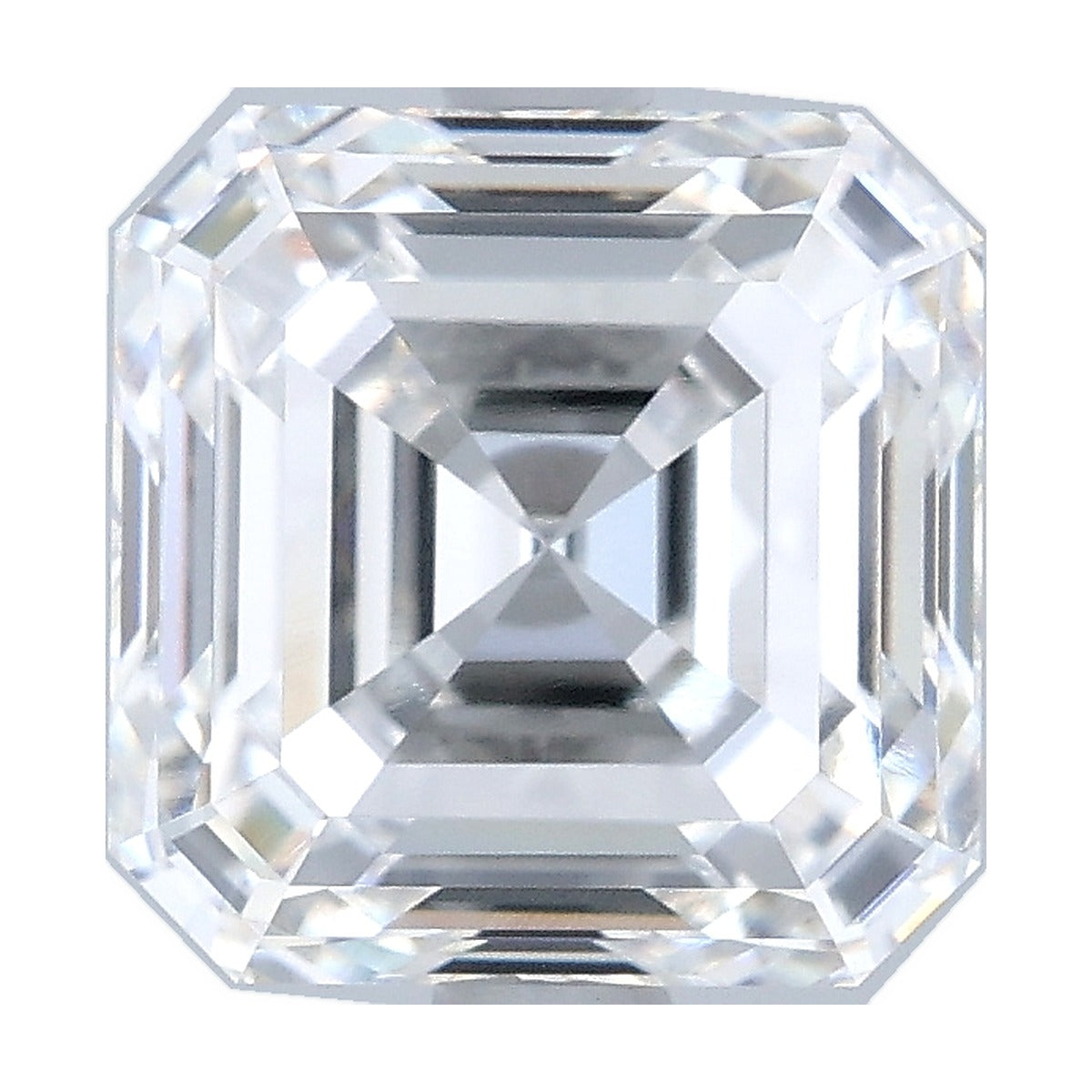 3.53 ct asscher lab-grown diamond, F color, VVS1 clarity, IGI certified, still from its 360° video