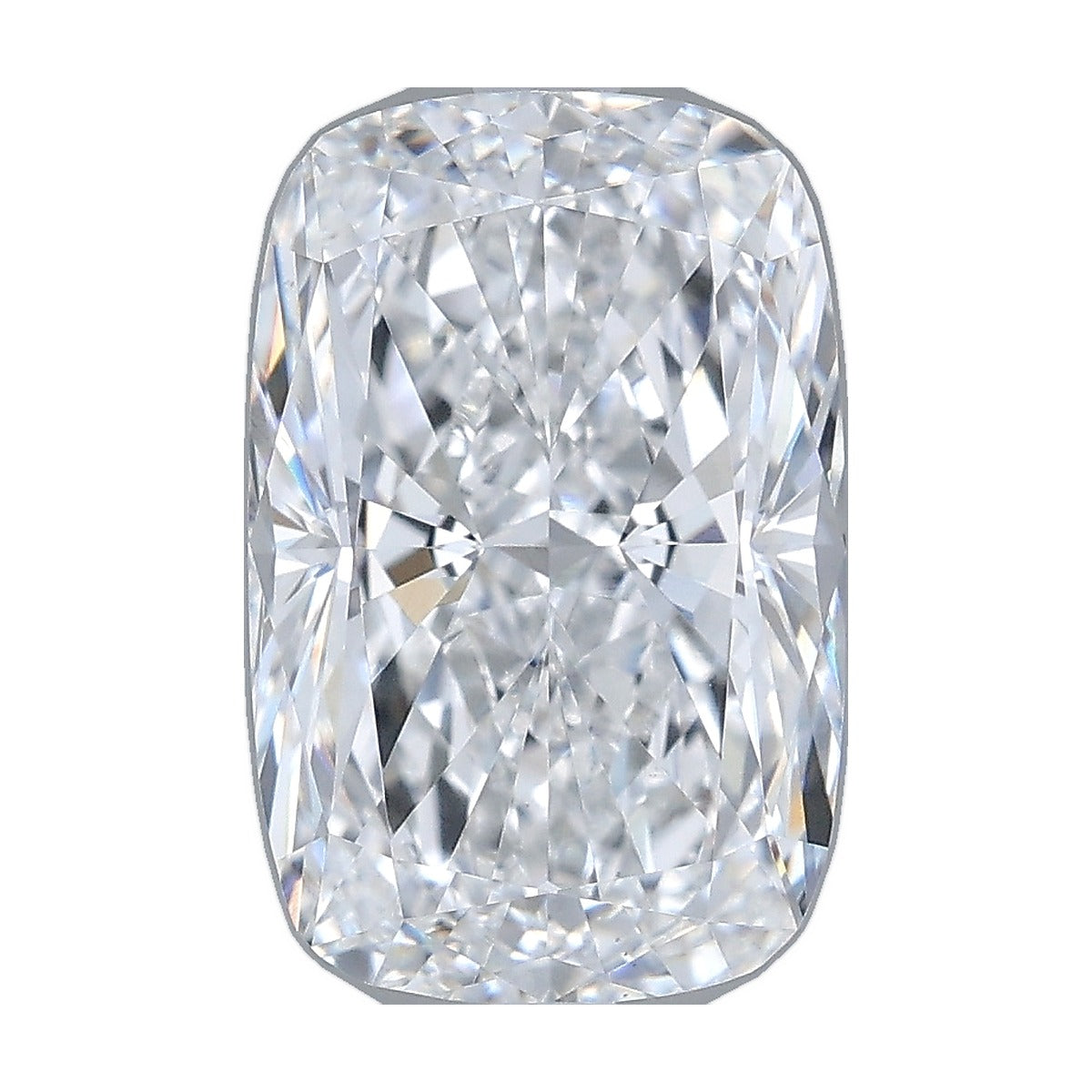 3.53 ct elongated cushion lab-grown diamond, D color, VS1 clarity, IGI certified, still from its 360° video