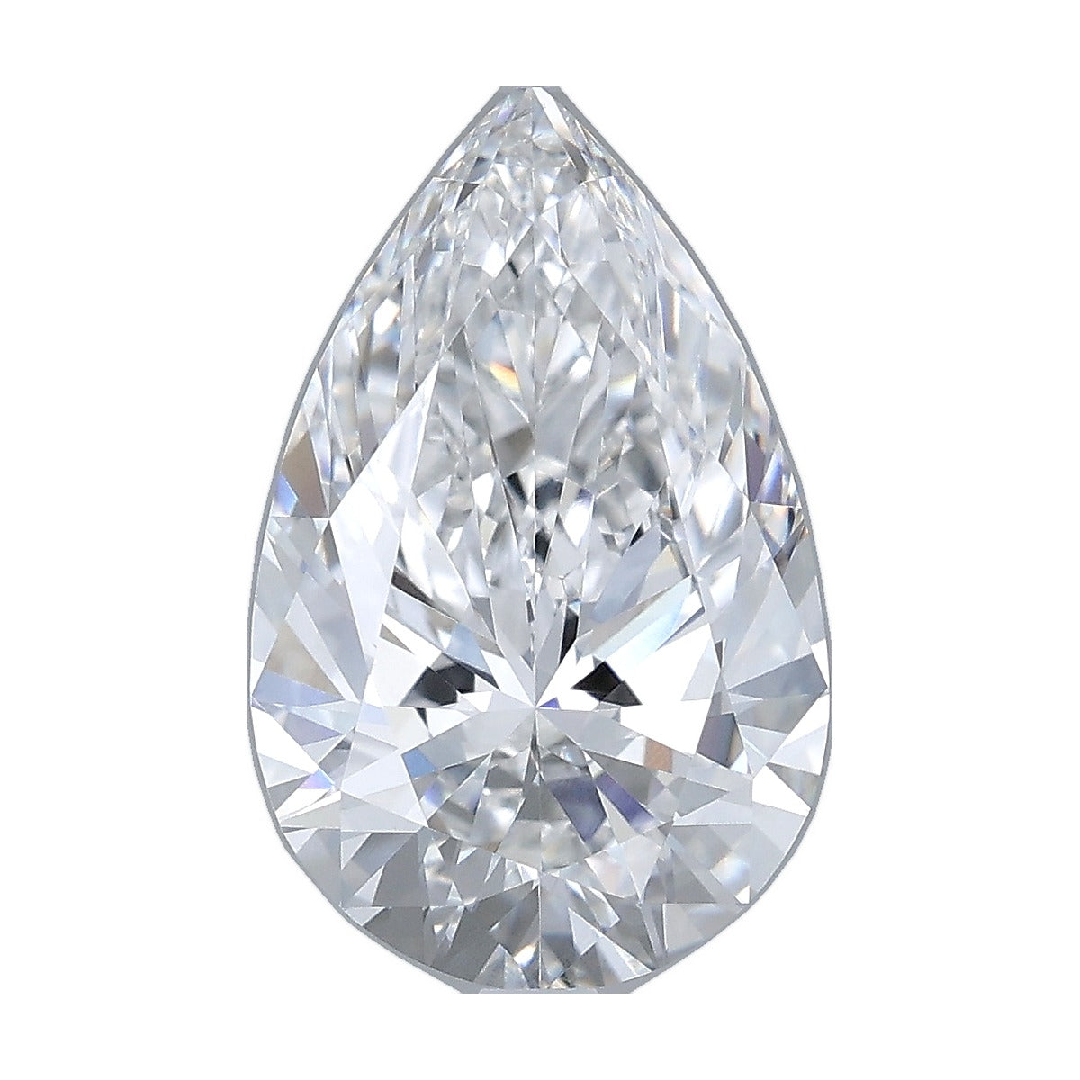 3.53 ct pear lab-grown diamond, D color, VS1 clarity, IGI certified, still from its 360° video