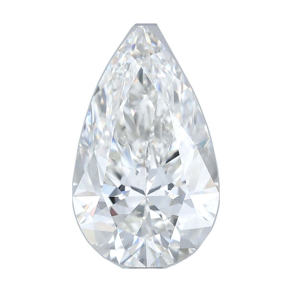 3.53 ct pear lab-grown diamond, F color, VVS2 clarity, IGI certified, still from its 360° video