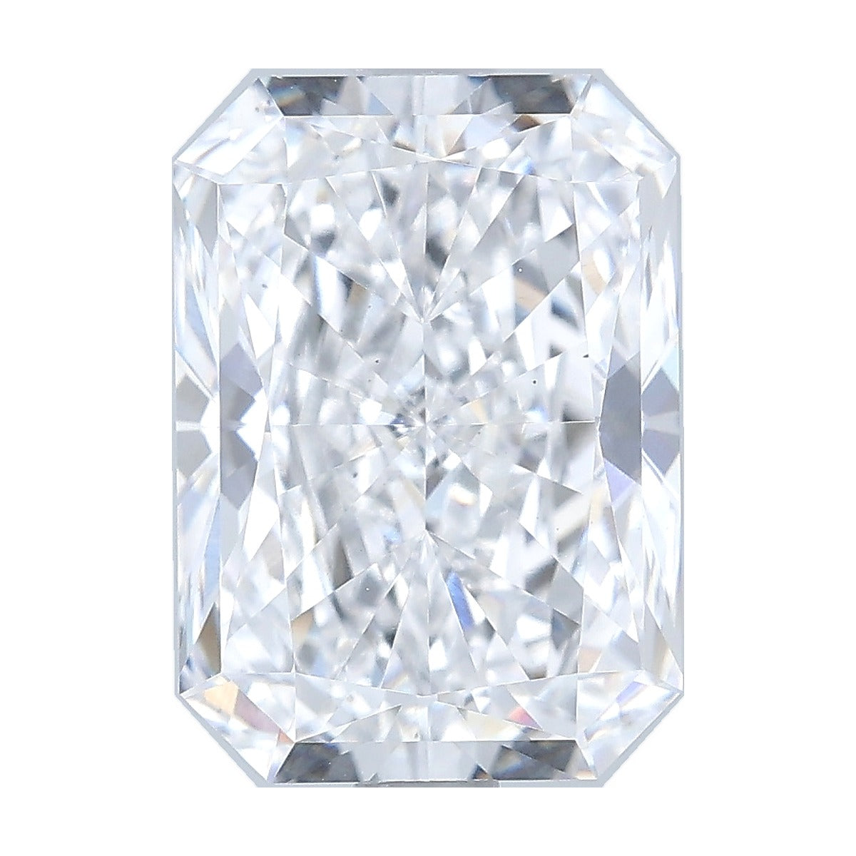 3.53 ct radiant lab-grown diamond, D color, VS2 clarity, IGI certified, still from its 360° video