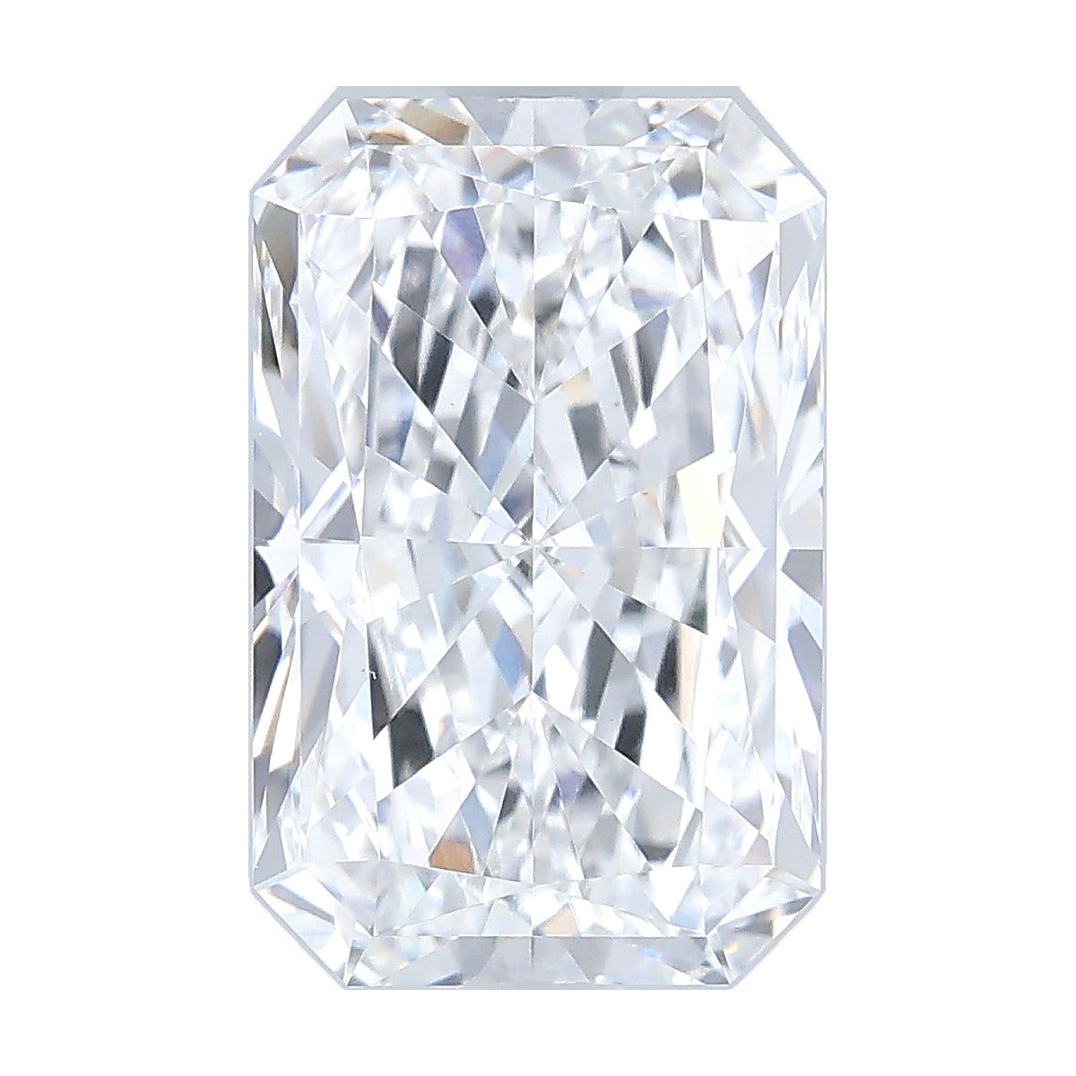3.53 ct radiant lab-grown diamond, D color, VVS2 clarity, IGI certified, still from its 360° video
