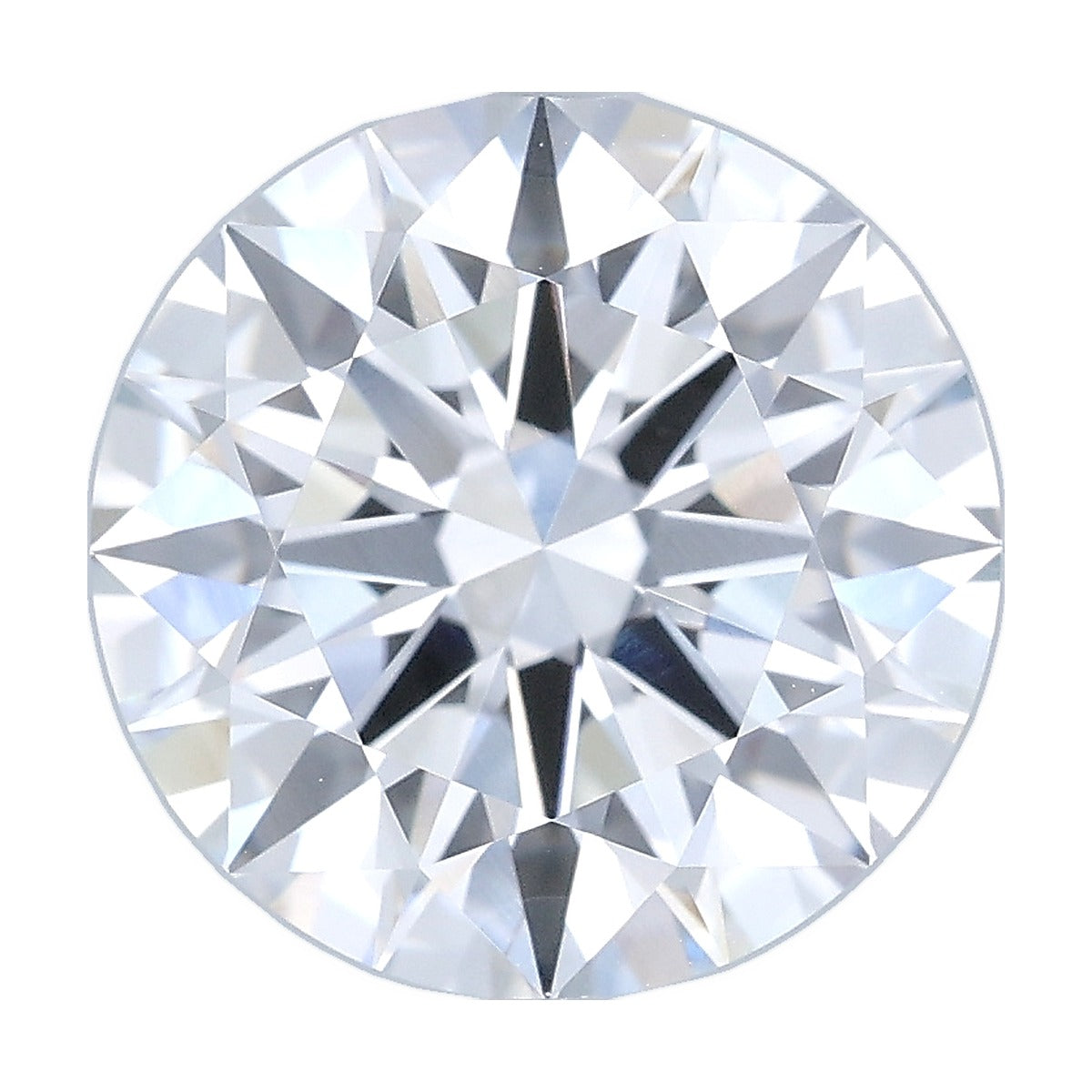 3.53 ct round lab-grown diamond, D color, VVS1 clarity, IGI certified, still from its 360° video
