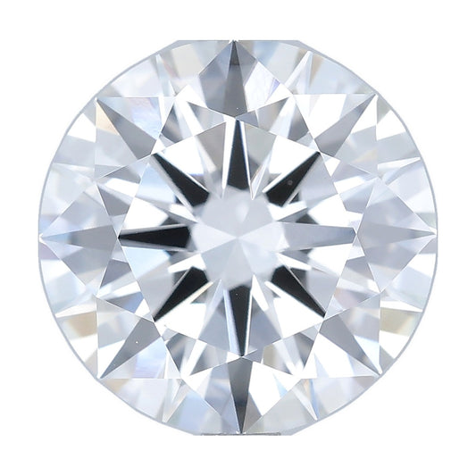 3.53 ct round lab-grown diamond, D color, VVS2 clarity, IGI certified, still from its 360° video