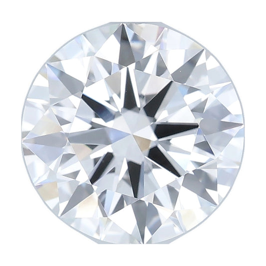3.53 ct round lab-grown diamond, E color, VS1 clarity, IGI certified, still from its 360° video