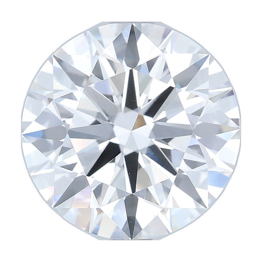 3.53 ct round lab-grown diamond, E color, VVS2 clarity, IGI certified, still from its 360° video