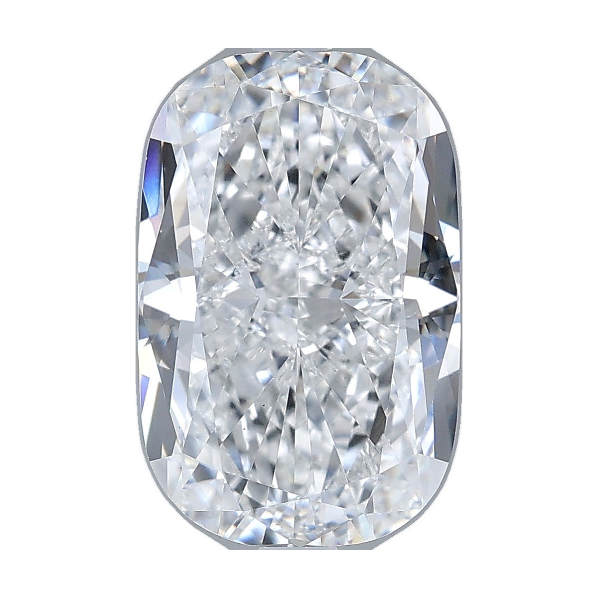 3.54 ct elongated cushion lab-grown diamond, E color, VS1 clarity, IGI certified, still from its 360° video