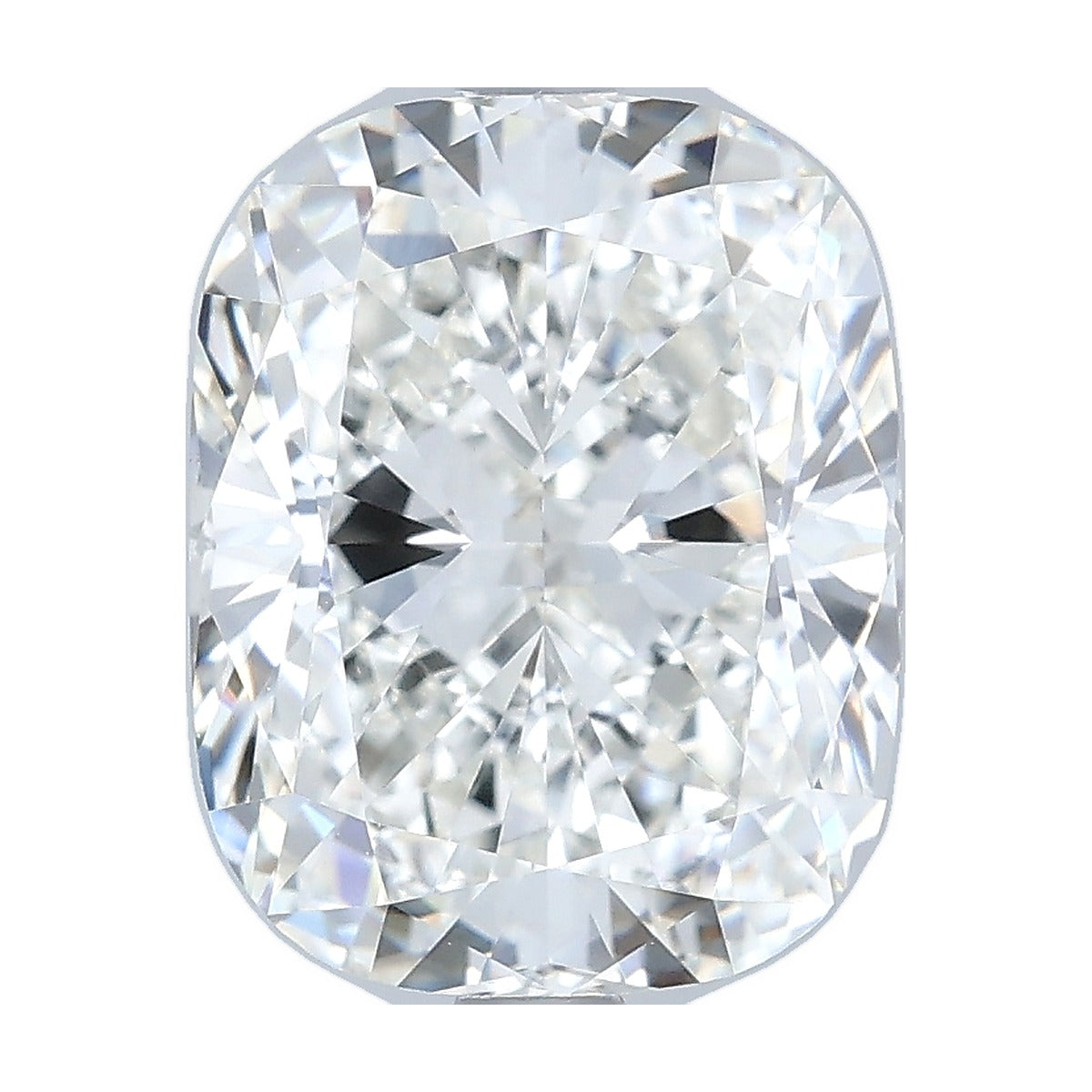 3.54 ct elongated cushion lab-grown diamond, F color, VVS2 clarity, IGI certified, still from its 360° video